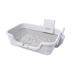 Enn Plastic Dog toilet Small Dog Small Dogs Special Pet Dog Sand Poturbin Urine Basin Iron Shelf Steel Net Big Dog Packet
