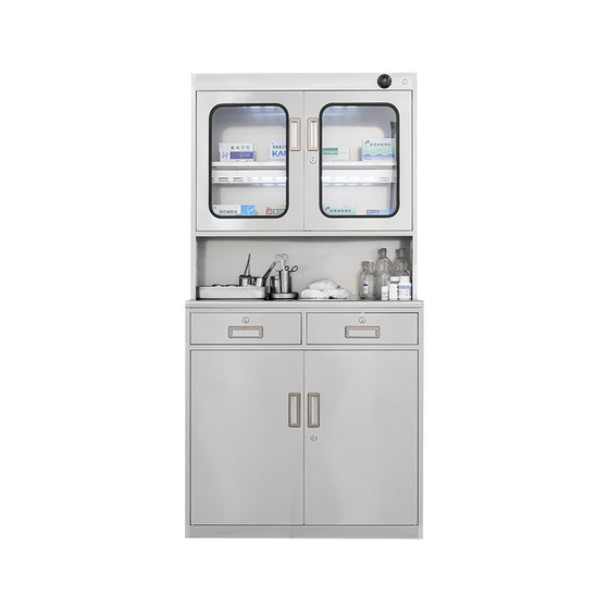 
Stainless steel instrument cabinet medical ultraviolet sterilization cabinet disinfection cabinet dental hospital pharmacy storage cabinet can be customized