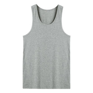 
Three Gun Men's Knitted Vest Breathable Undershirt Cotton Bottoming Thin Summer Elastic Sweat-Absorbent Racer Sports Top