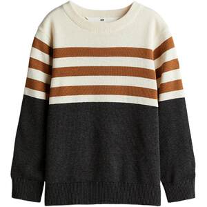 
HM children's clothing children's boys sweater spring soft striped warm simple pullover bottoming sweater 1161567
