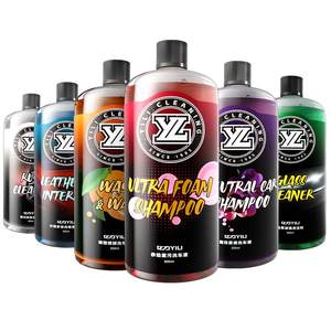 Yili car car washing liquid water wax high foam white car cleaning agent strong dedicated decontamination wax water vehicle cleaning supplies