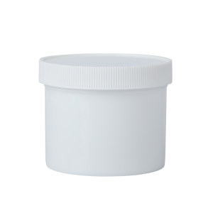 
250ml 500ml 1000g large mouth mask plastic bucket white upright bucket wide mouth empty bottle powder packaging bottle