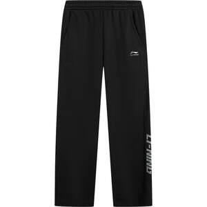 
Xiao Zhan's Li Ning sweatpants, men's and women's same style, black pants, loose spring casual straight knitted sports trousers