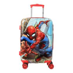 Disney Spider-man Children's Male Suitcase Cartoon 20-inch Suitcase Can Sit On The Trolley Case Universal Wheel Boarding Case