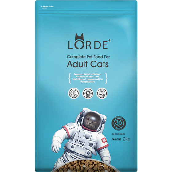 LORDE Cat Frozen Cat Grain 2kg*5 Backs of Backs of Backs of Full Price Natural Cats Nutrition Cod 10kg20*0.5kg
