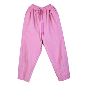 
Spot clearance [Balloon pants] Casual sweatpants for women with high waist loose Harun nine-point sports flower buds and carrot pants