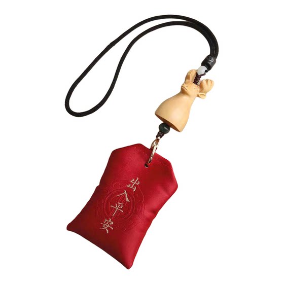 
Putuoshan car pendant cinnabar car interior rearview mirror safety charm car pendant ornaments car safe journey