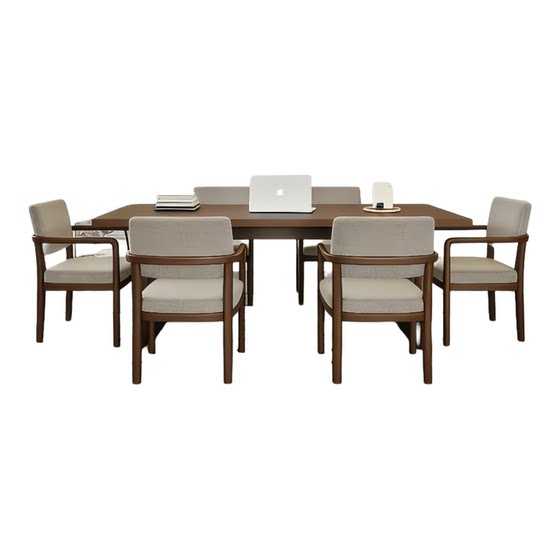 
Medieval style solid wood long board table modern simple office desk conference table computer table tea table home dining table desk