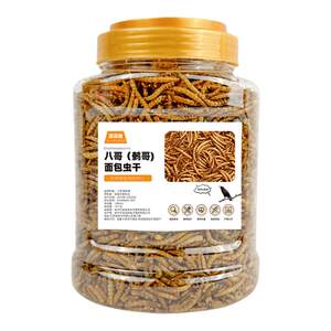 Hamster grain feed mealworm dried golden silk bear small hamster special nutrition staple food snack rat food supplies
