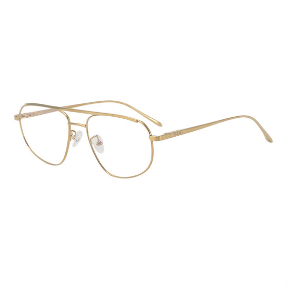 
Jiandan fashion retro double beam myopia glasses frame men and women trendy ultra-light versatile temperament titanium frame plain glasses frame