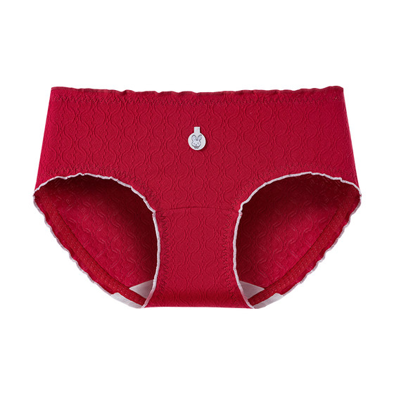 
Red Good Luck Women's Underwear Gift Boxed Animal Year Antibacterial Boxer Briefs Bow Decoration New Year Gift