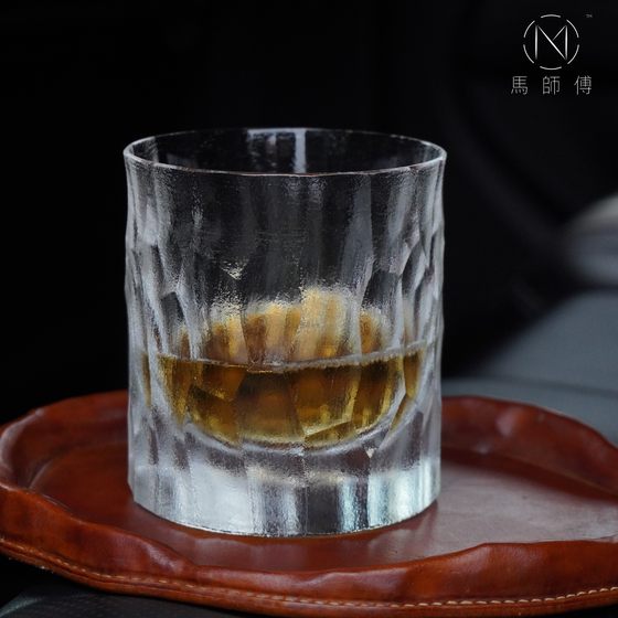 马师傅暮色直身杯 K9水晶玻璃威士忌酒杯 日式切子杯高端礼品定制