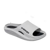 Мужские летние тапочки, пляжные дезодорированные нескользящие износостойкие слайдеры для отдыха