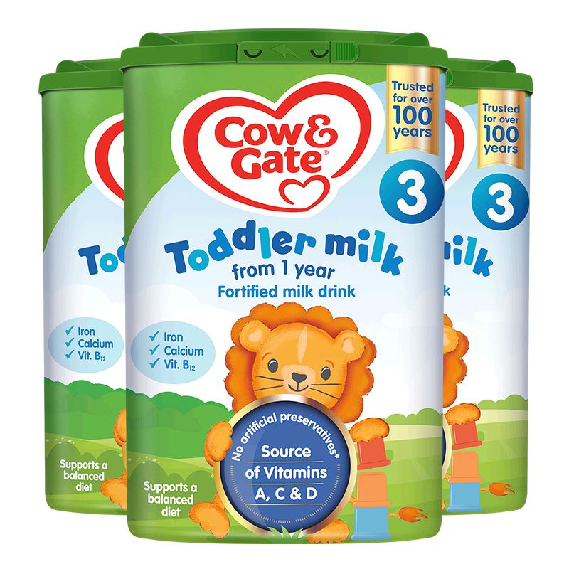 [Self-employed] British Niu Bo three-stage milk powder cans 1-2 years old 800g*3 cans mother and baby baby platinum
