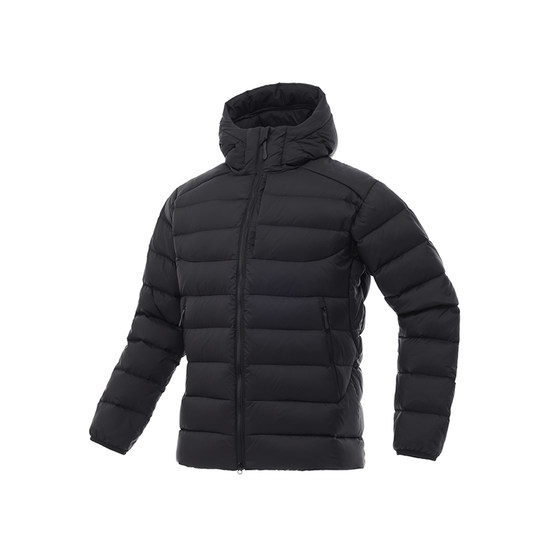 
TOLIWEAR Outdoor Lightweight 700 Puff 90 White Duck Down Light Thin Rib Down Jacket Men's and Women's Winter Hooded Jacket