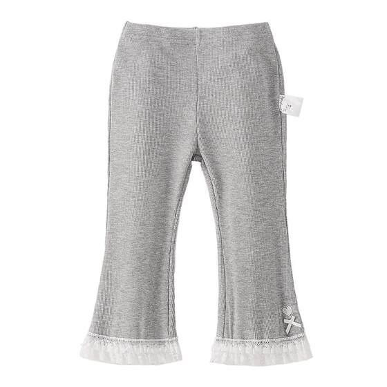 
Girls Summer Leggings Children's Versatile Lace Pants Breathable Children's Thin Section 2026 New Baby Flare Pants