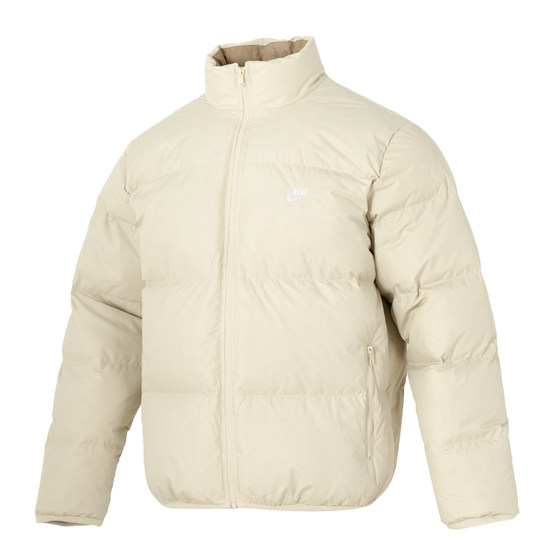 
NIKE Nike down jacket men's new spring sports suit knitted plus fleece trousers warm and thickened two-piece set