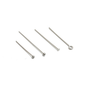No coloring jewelry accessories stainless steel flat head pin ear jewelry
