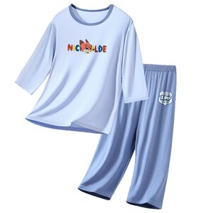 
3-16 years old children's modal pajamas suit boys home clothes boys vest shorts older children junior high school students summer clothes