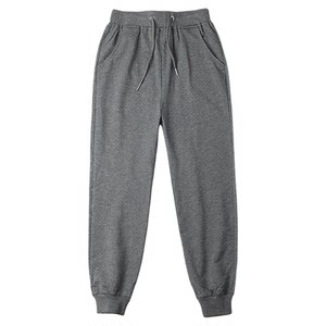 Children's navy blue sweatpants dark gray girls and boys black summer thin trousers gray primary school uniform pants