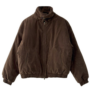 
Nick Tian autumn and winter retro fur collar suede cotton coat men's casual cotton coat lapel loose coat jacket