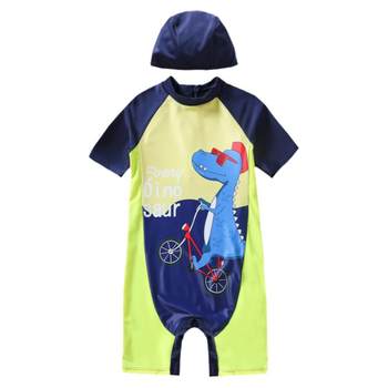 2-9 years old sun protection quick-drying boy split swimsuit hot spring
