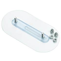 2 pieces of traceless double-hole screw adjustable nail-free stickers
