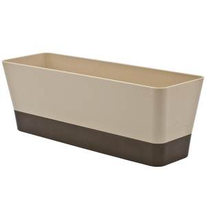 Poor flower pot long strip special narrow side slender fine window sill Plastic balcony flower plate flower trough potted household use