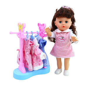 30-35 cm dressing doll clothes to cross home hams and clothes hanging fashion cute children toy baby clothes