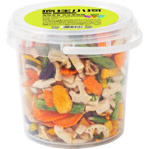 
Crazy Puppy Snacks Freeze-Dried Teething Sticks for Pets Teddy Corgi Young Adult Dogs Mixed Rice Dried Vegetables
