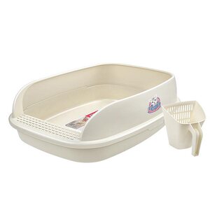 
Cat Lexi litter box semi-enclosed cat toilet kitten litter box Xiangyun pedal anti-splash cat supplies