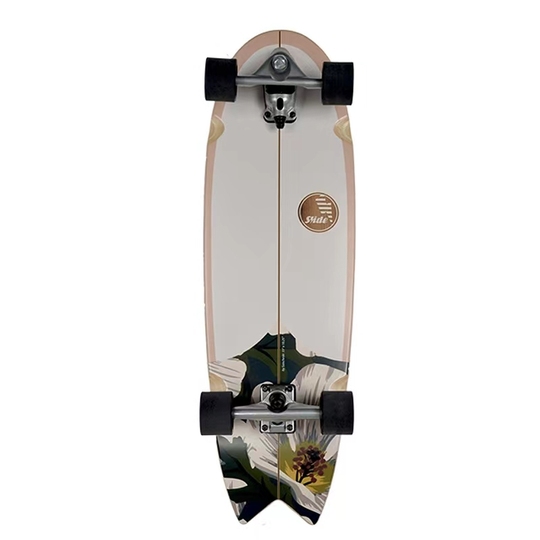 Tabla de Surf Terrestre Slide Land Skates Maple para Todos los