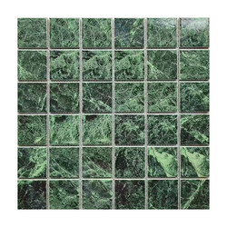 Natural large green stone mosaic pool fish pond tiles