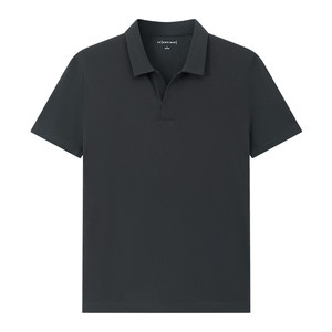 
Shirushi men's quick-drying golf casual seagull neck V-neck breathable short-sleeved POLO shirt P12