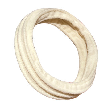 
Cute headdress with sea salt blue head rope tied with high ponytail rubber band