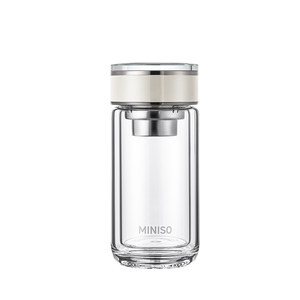 
Mini double-layer glass cup for women, high-looking portable water cup, office tea cup, 2026 new model