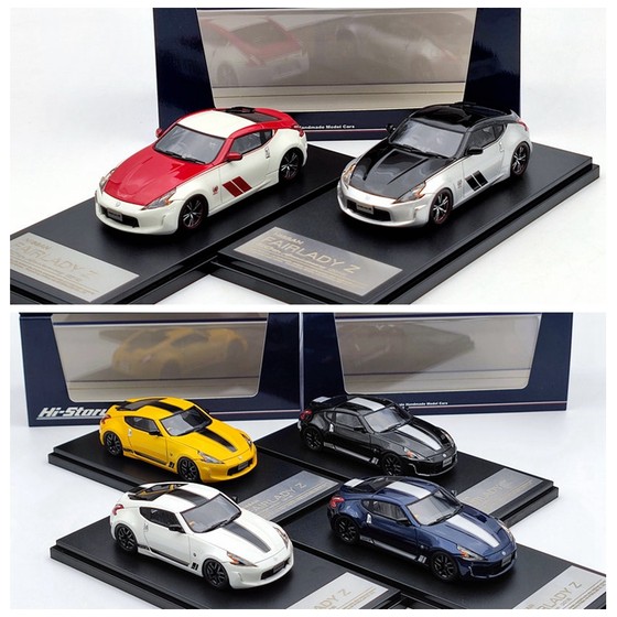 Hi-story-story 1/43 Nissan Fairlady Z Heritage Edition Resition ຄົບຮອບ 50 ປີ Readin Mold Mica