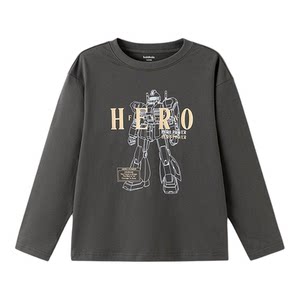 
Balabala children's clothing boys' long-sleeved T-shirt children's 2026 new spring clothing big children's pure cotton bottoming shirt trendy tops