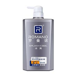 Romano Men's Shower Gel 600ml - Icy Mint Cool Moisturizing Body Wash