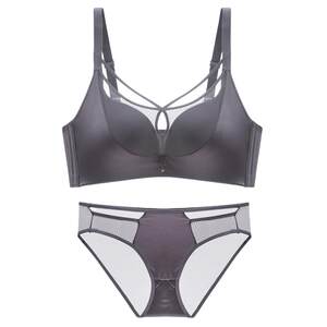 Women's underwear no steel ring, small chest gathered bra, sagging and pair of breasts, sexy thick thin bras,
