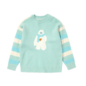 
allblu Youlan children's sweater girls sweater autumn and winter boy thickened warm sweater children's clothing