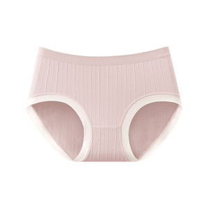 芬腾内裤女夏新款抗菌纯棉内裆透气舒适中腰三角裤甜美休闲短裤头