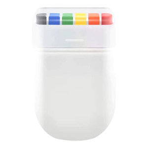 
Sports meeting Human face rainbow paint pen elementary school students painted pigment atmosphere props washable rainbow stick watercolor painting kindergarten stage performance June 1st Children's Day face decoration