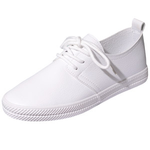 Spring and summer new soft leather surface soft bottom light -breathable small white shoes women's shoes versatile Korean version flat work shoes white shoes