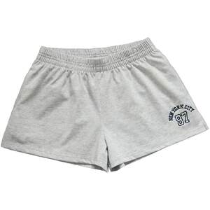 
26-year-old American retro campus style candy-colored embroidery versatile casual shorts for women three-quarter pants pear-shaped slimming sports