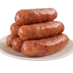 Volcanic stone grilled sausage full of meat and cold chain speed