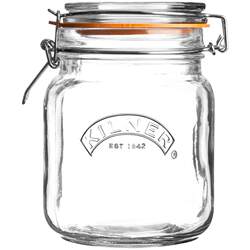 Transparent bottle British kilner glass sealed jar