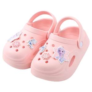 
Disney Elsa children's slippers summer girls hole shoes summer new baby girl sandals baby anti-slip
