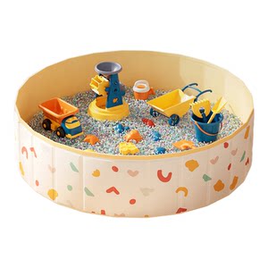 Toys Sand Indoor Children's Sand Pool Household Set Safe Non-toxic Imitation Porcelain Sand Cassia Sea Ball Pool Fence

