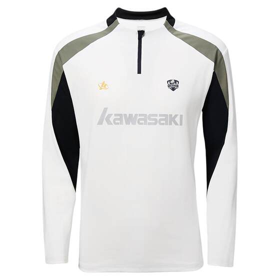 
Kawasaki badminton uniforms for men and women, long-sleeved T-shirts, small waist series, breathable sports and leisure competition training suits, sweatshirts